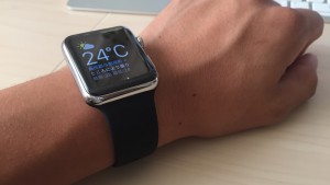 Apple Watchで天気を確認